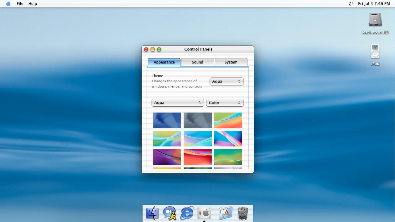 Responsive applets in the October 2025 ryOS snapshot